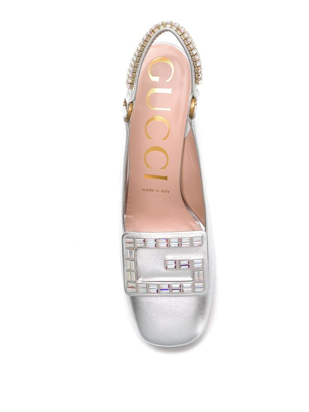 crystal G embellished pumps - 4