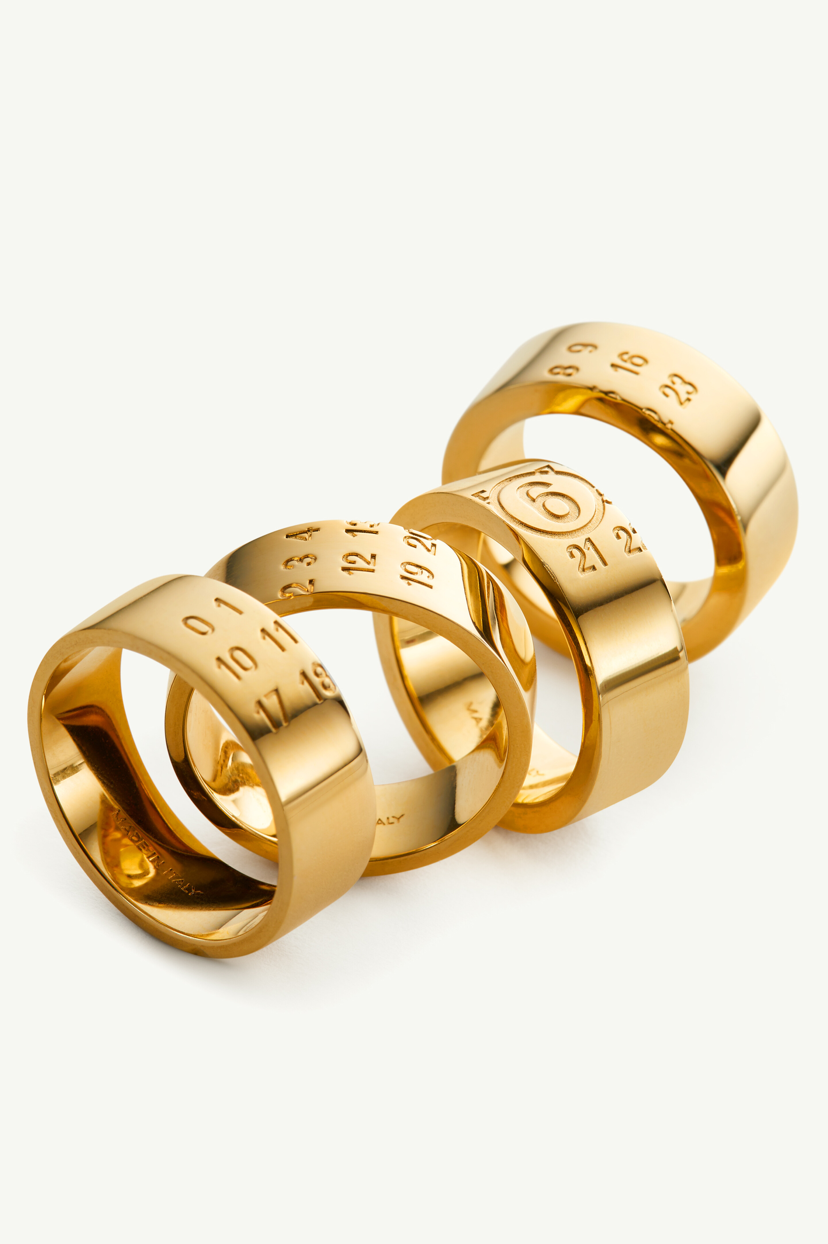 Stacked numeric ring - 3