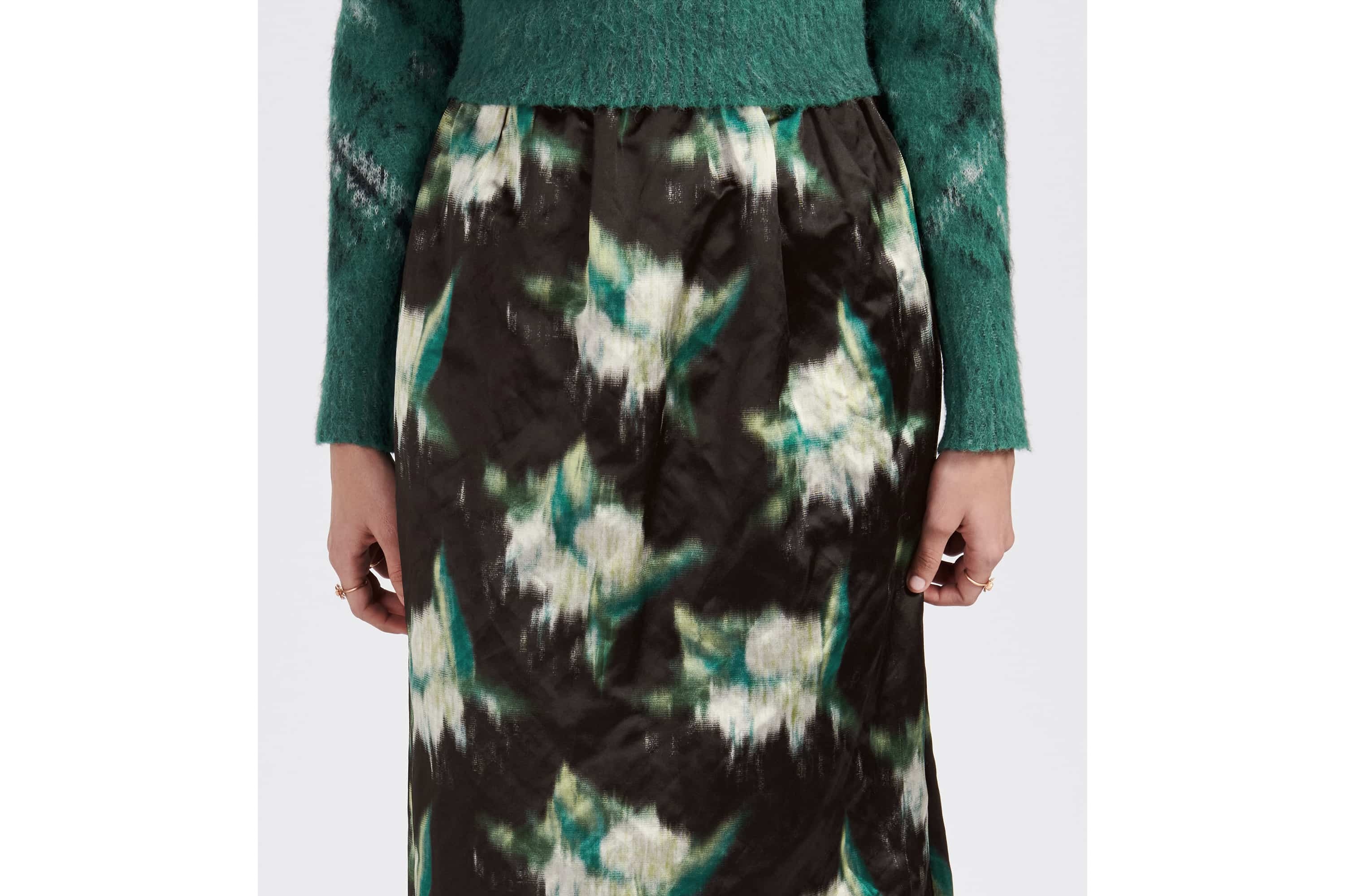 Mid-Length Straight-Cut Skirt - 7