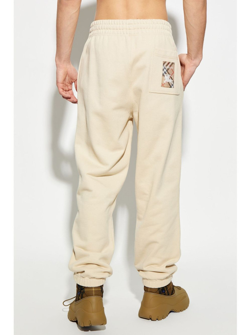 Check Label cotton track pants 4