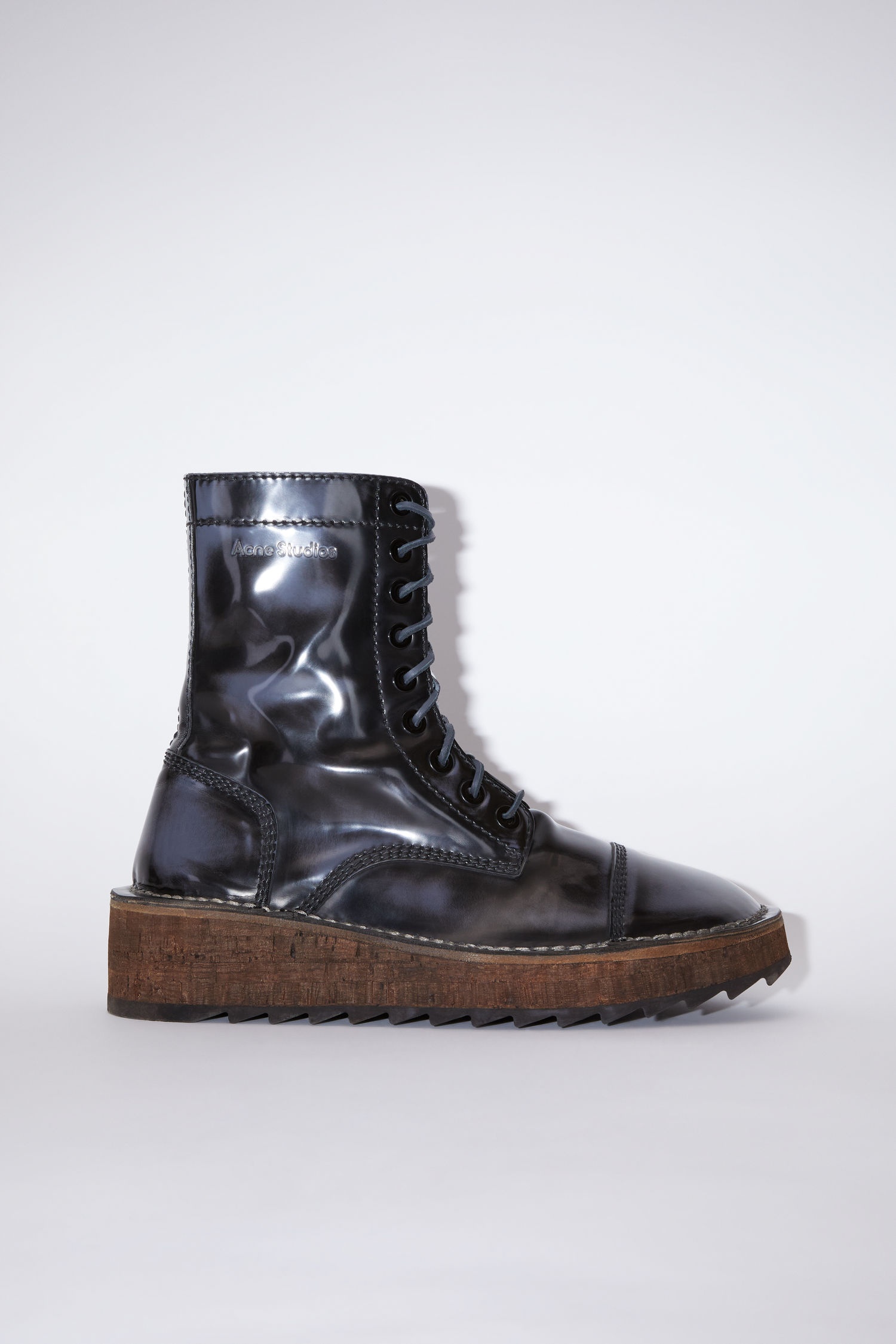 Platform boots - Dark grey - 1