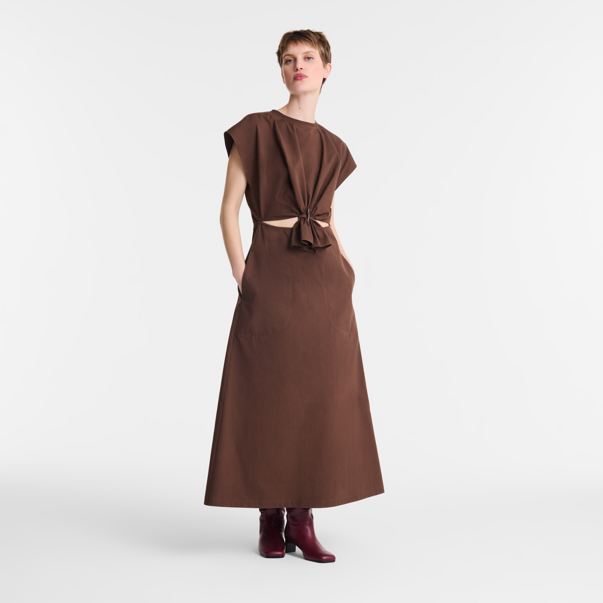 Dress Chocolate - Popelin - 2