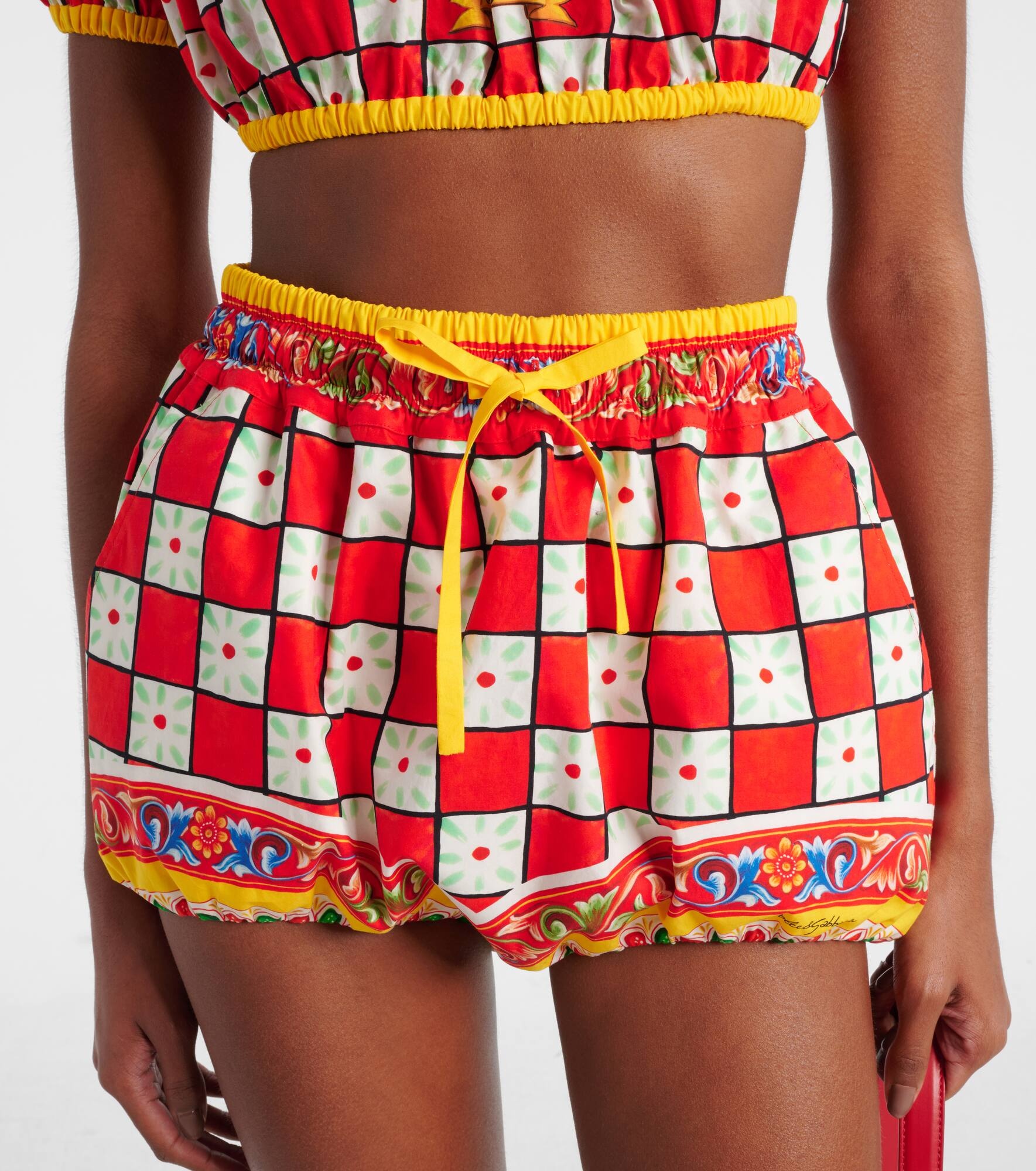 Printed cotton shorts - 4