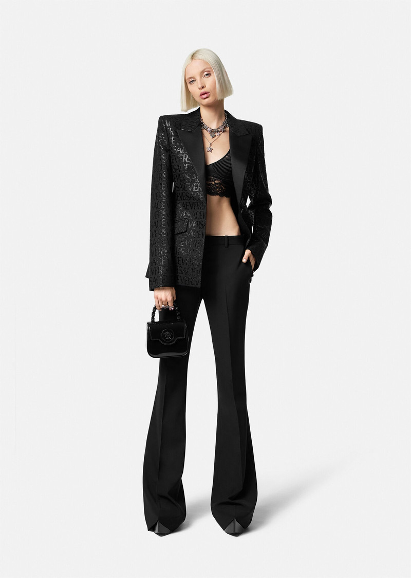 VERSACE Flared Formal Pants outlook