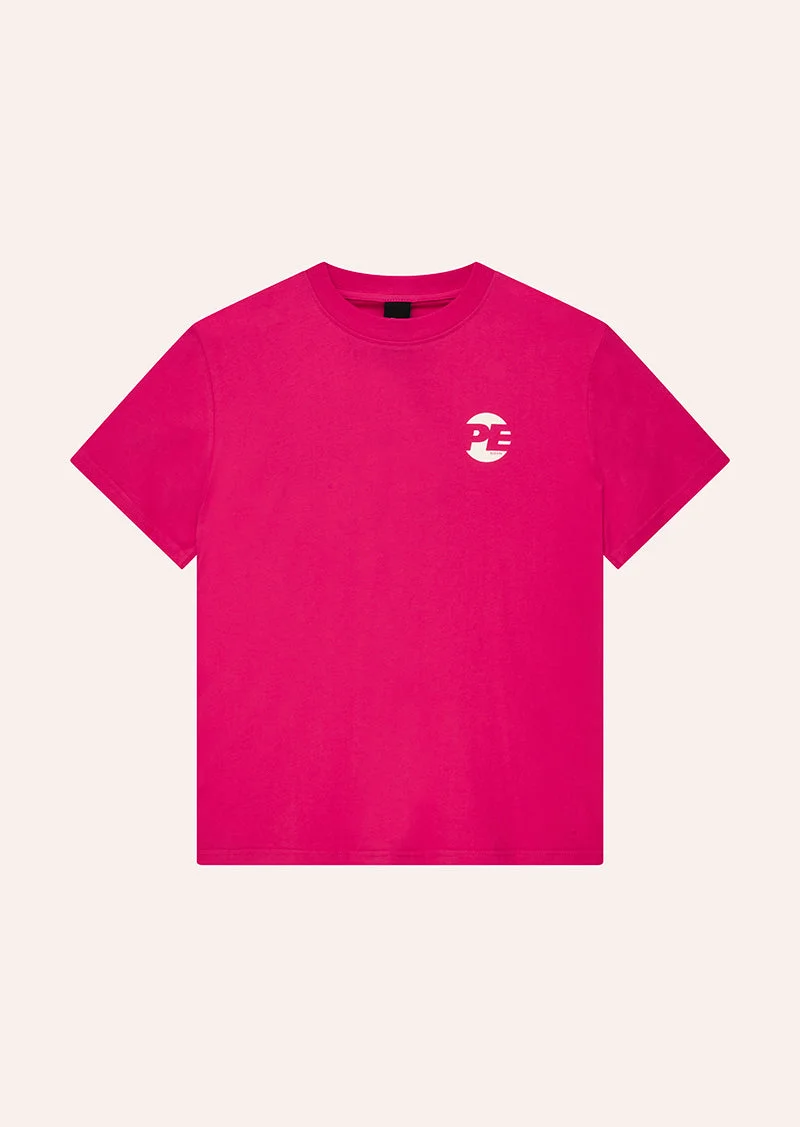 VOLTAGE RELAXED TEE IN COSMO PINK - 1