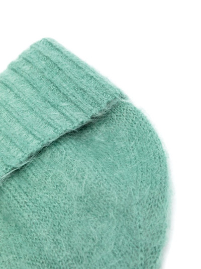 AURALEE brushed-effect mohair-blend beanie outlook