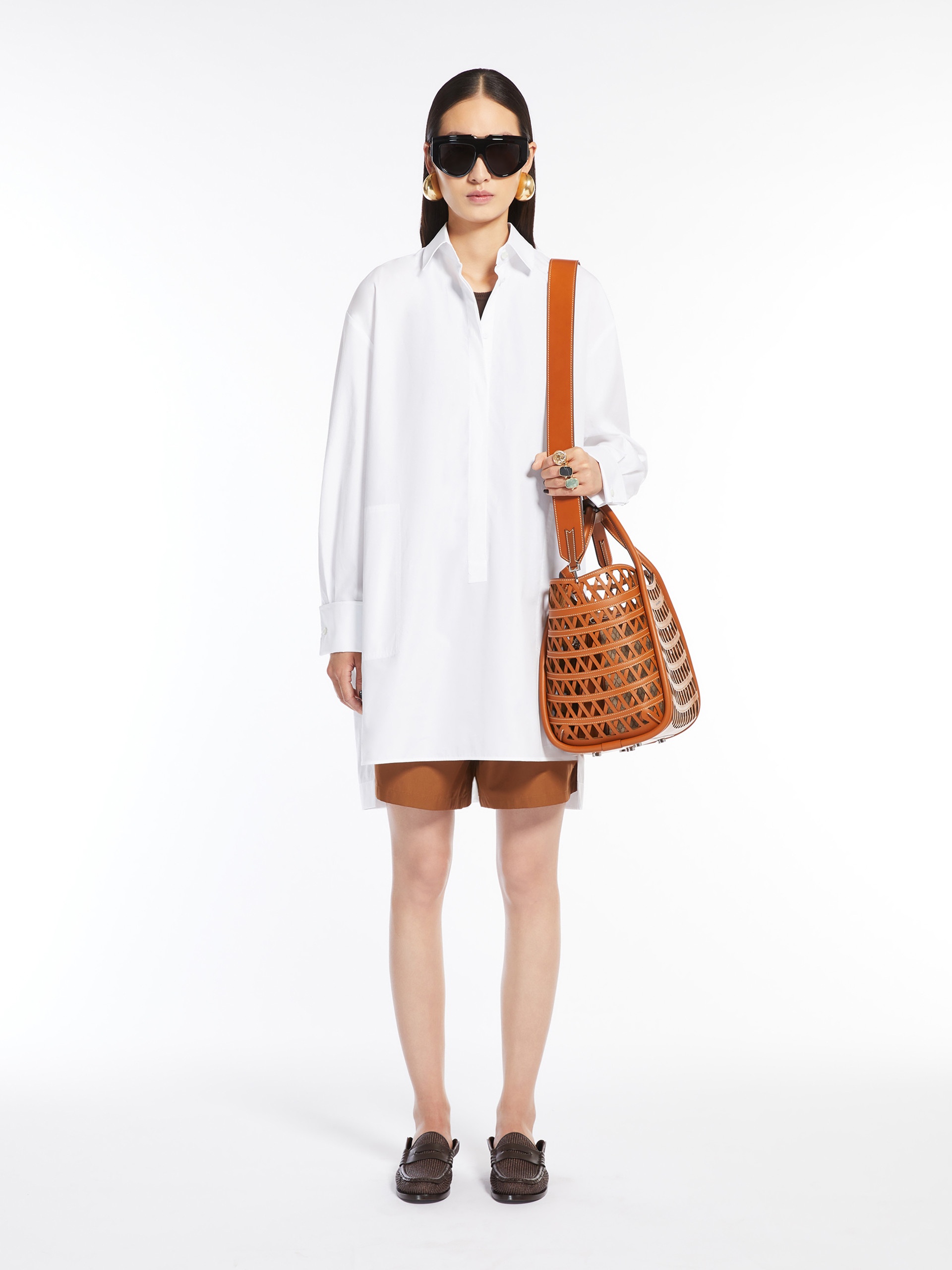 MARINESWEAVING Woven leather small Marine bag - 7