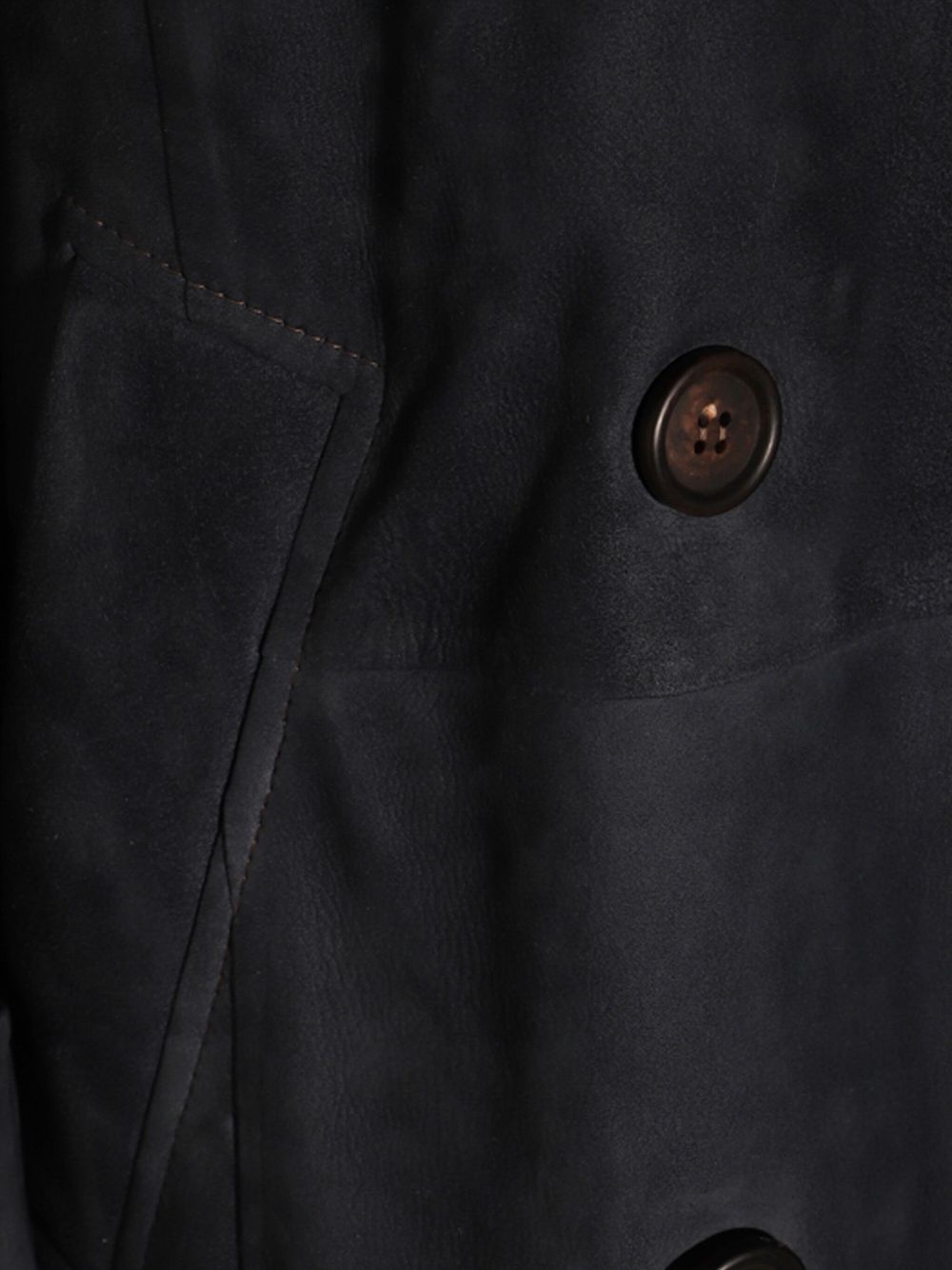 suede trench coat - 5