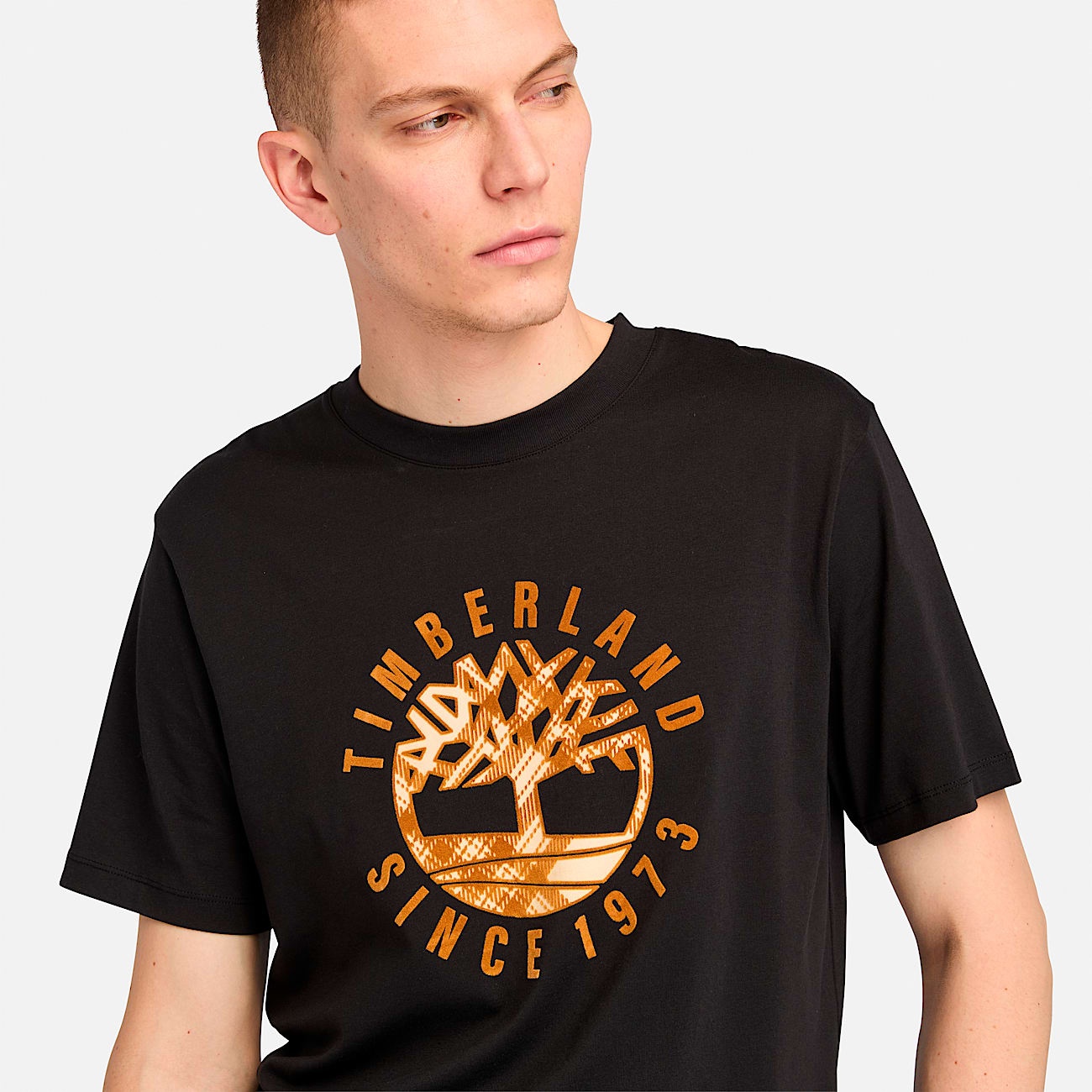 Men's Timberland® Heritage Plaid Logo T-Shirt - 4