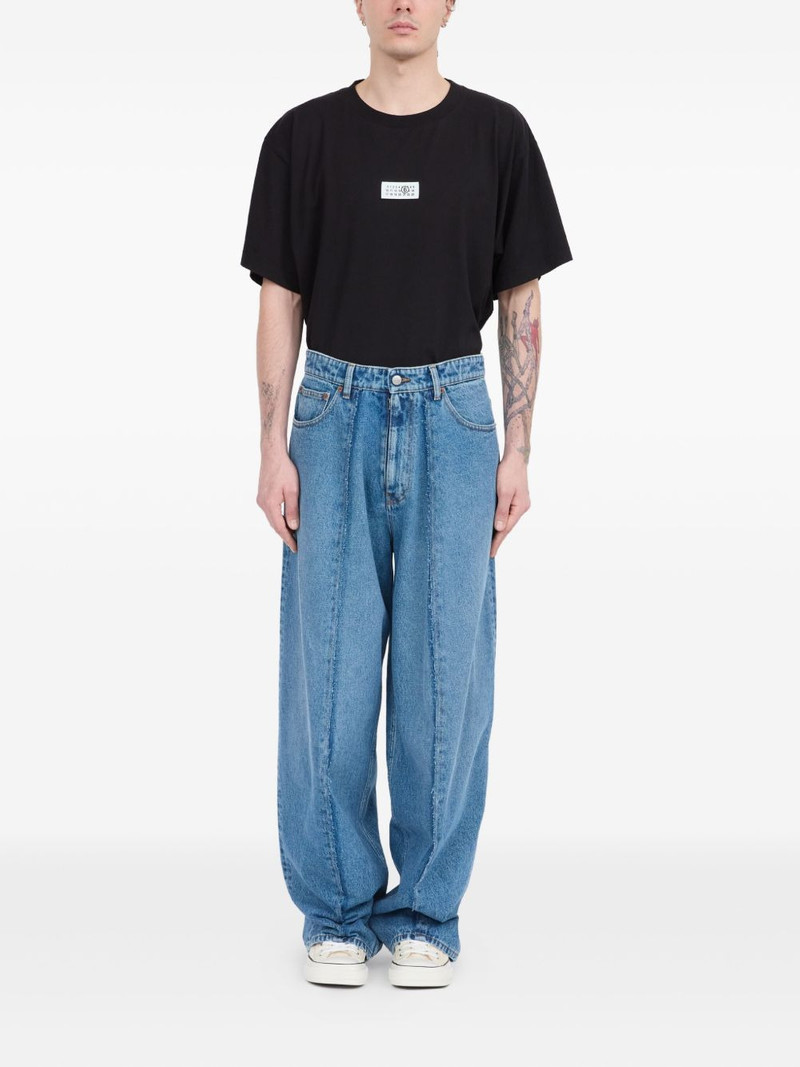 MM6 Maison Margiela frayed-detail jeans outlook