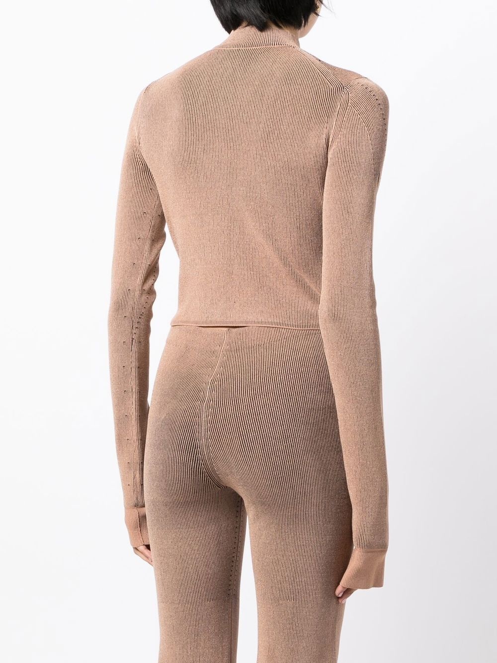 cut-out detail long-sleeved jumper - 5