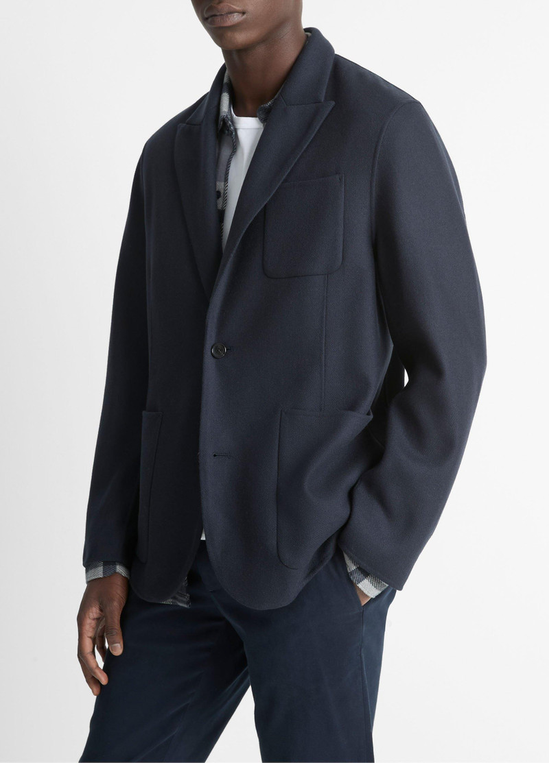 Vince Italian Splittable Wool-Blend Blazer outlook