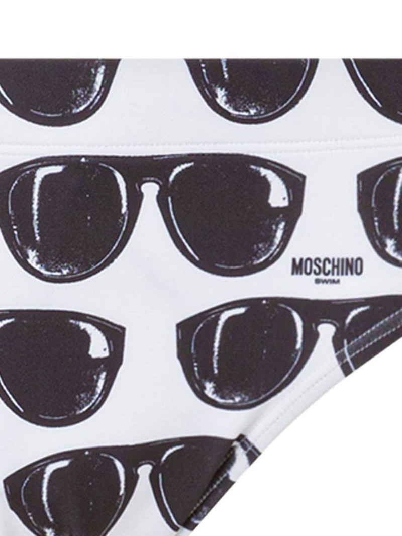Moschino sunglssed-print swim briefs outlook