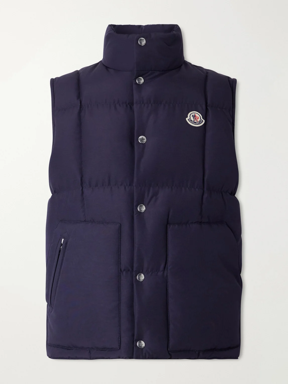 Brumellune Logo-Appliquéd Quilted Shell Down Gilet - 1