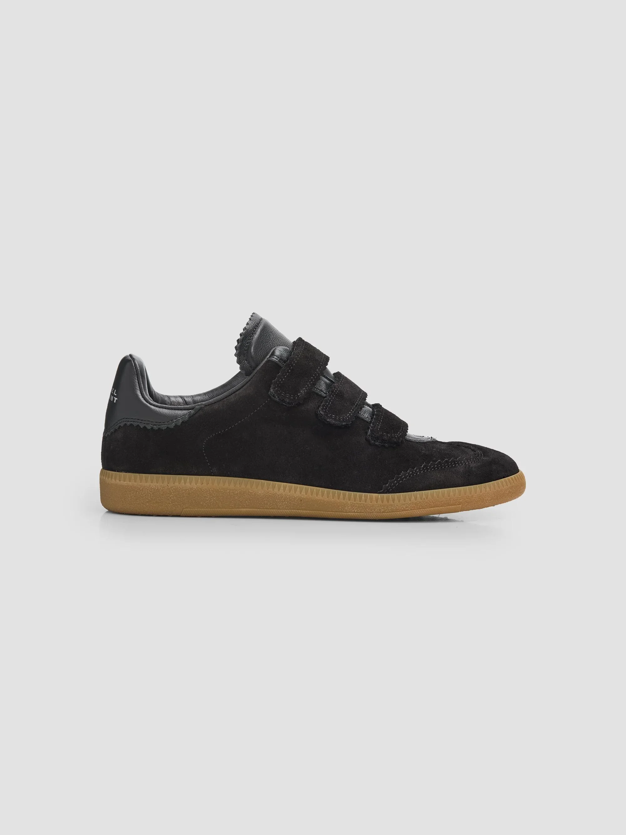 Women's Beth Suede Low-Top Sneakers - Black - 1
