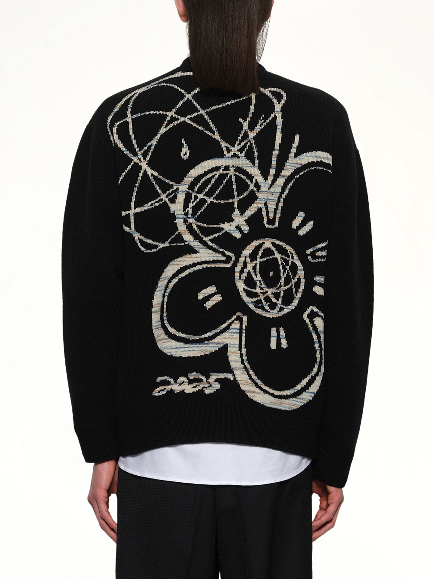 Rws Kenzo Futura Cardigan in Black - 5