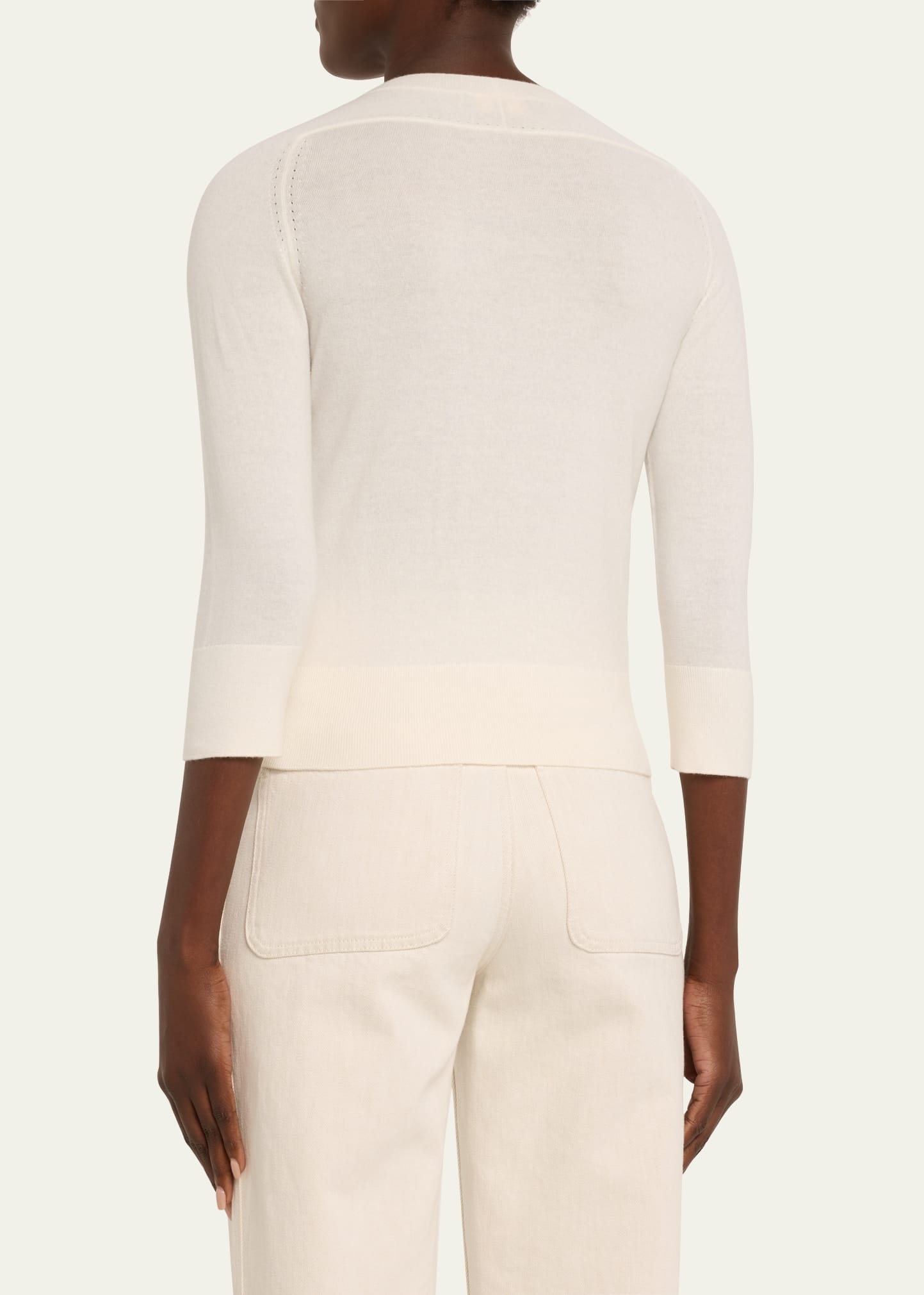 Girocollo Manica Neo Piuma Cashmere Sweater - 3