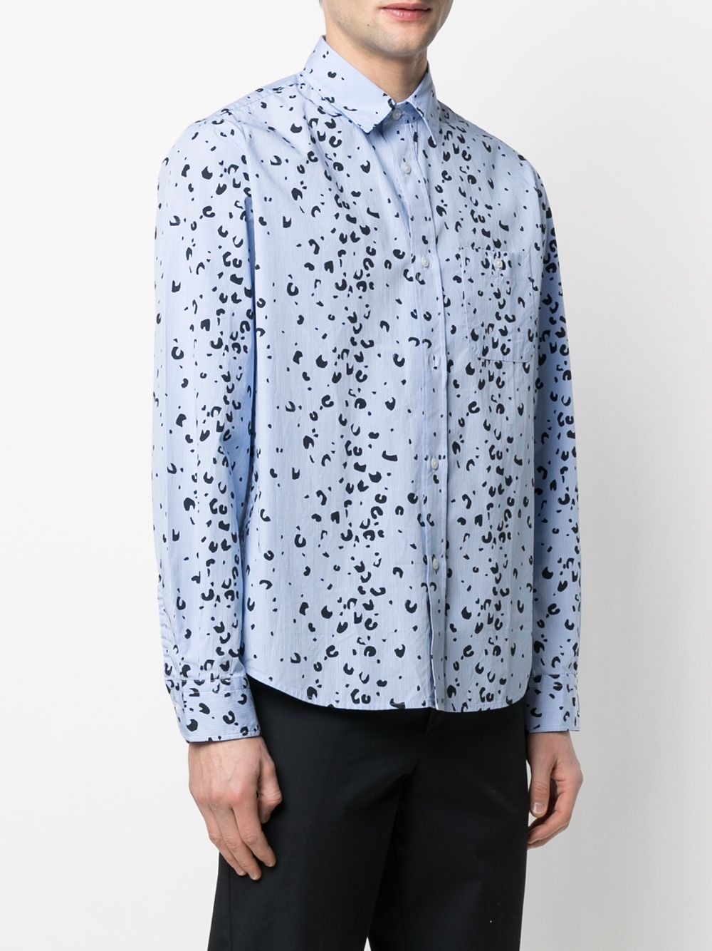 abstract-print long-sleeve shirt - 3