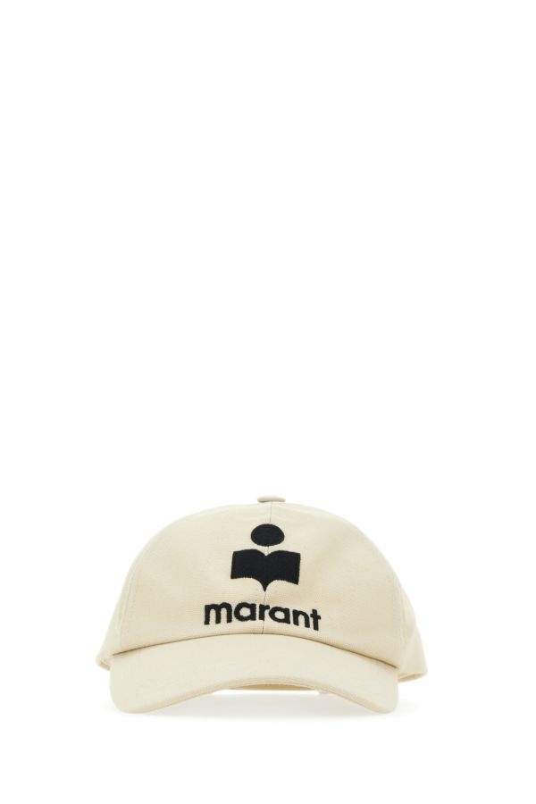 ISABEL MARANT MAN Ivory Cotton Tyron Baseball Cap - 1