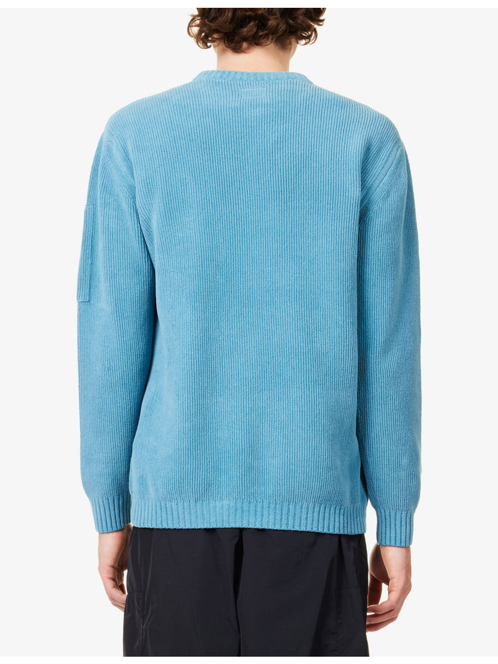 Brand-Patch Crewneck Chenille Jumper - 4