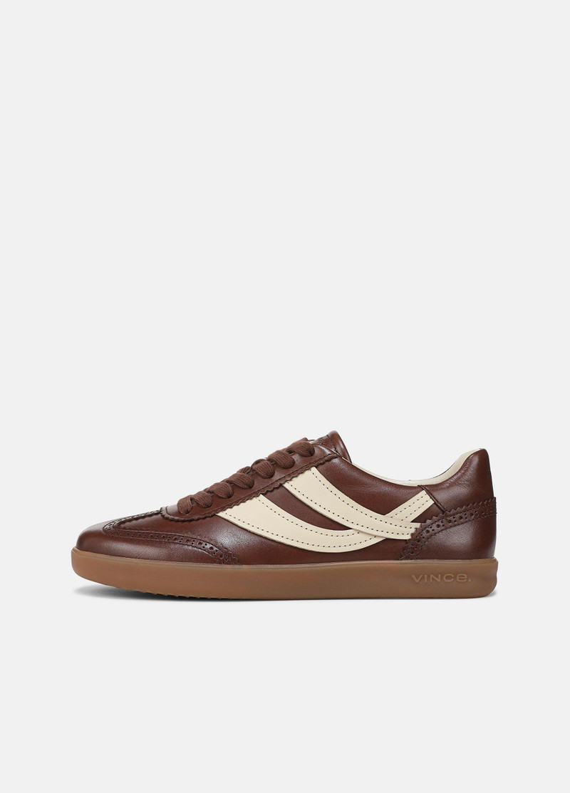 Oasis Brogue Leather Sneaker 1