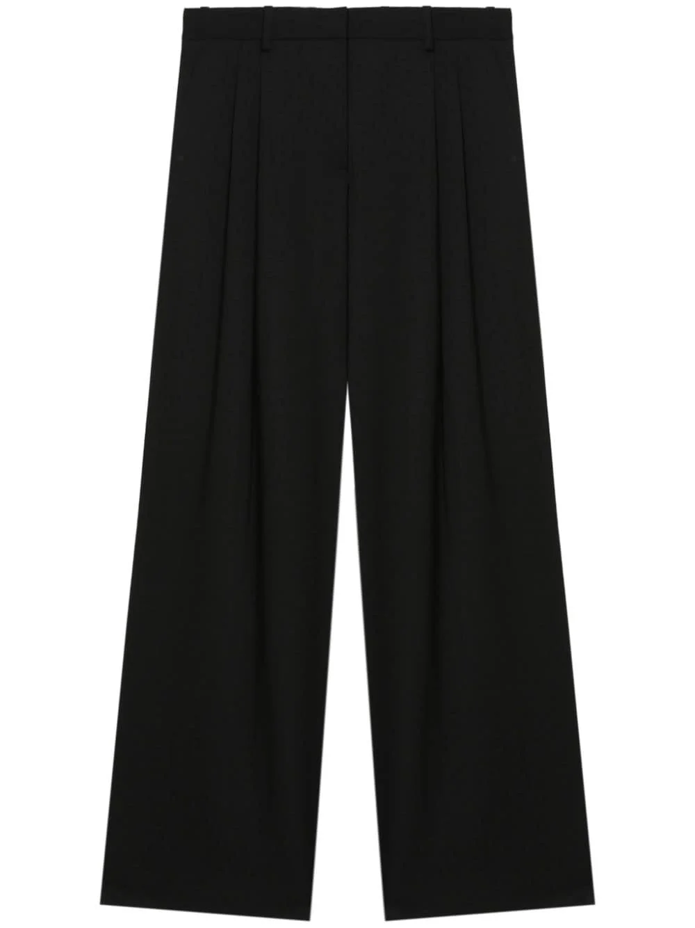 pleat detailing tailored trousers - 1