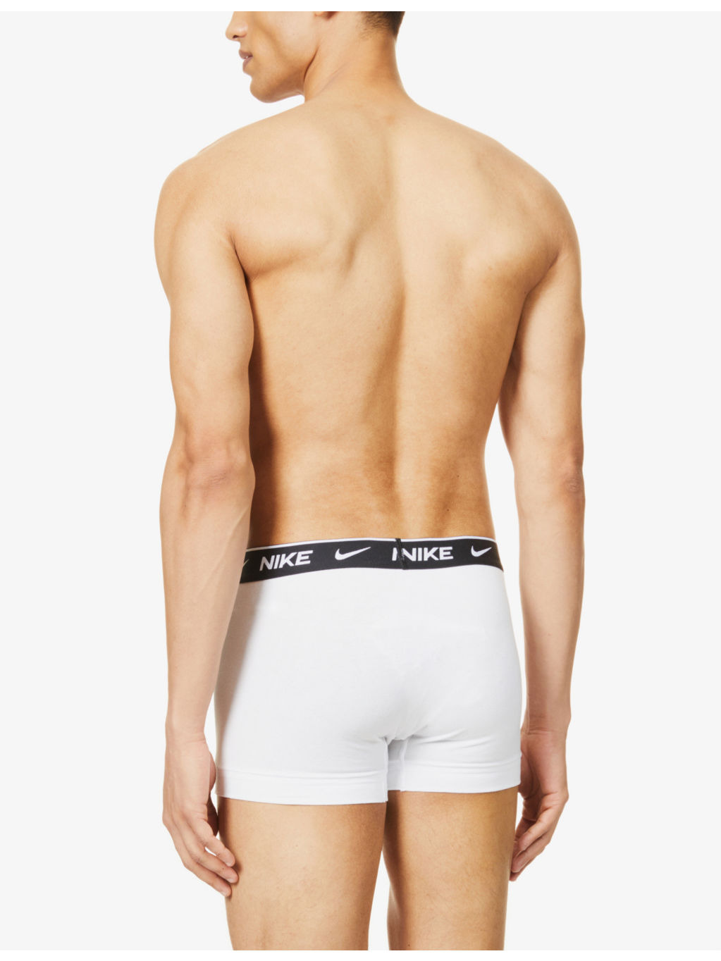 Pack of three branded regular-fit stretch-cotton trunks - 3