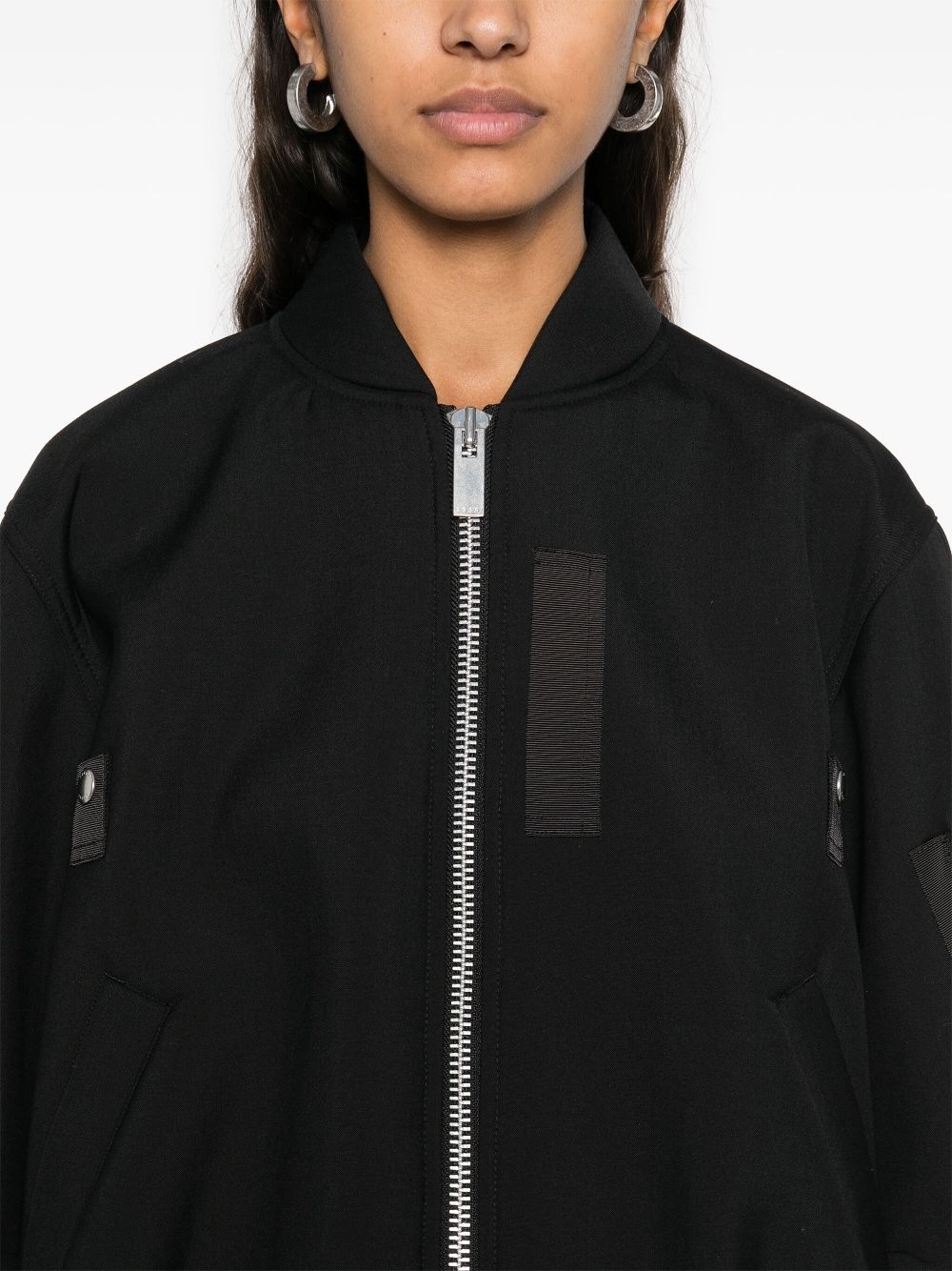 invert-pleat bomber jacket - 5