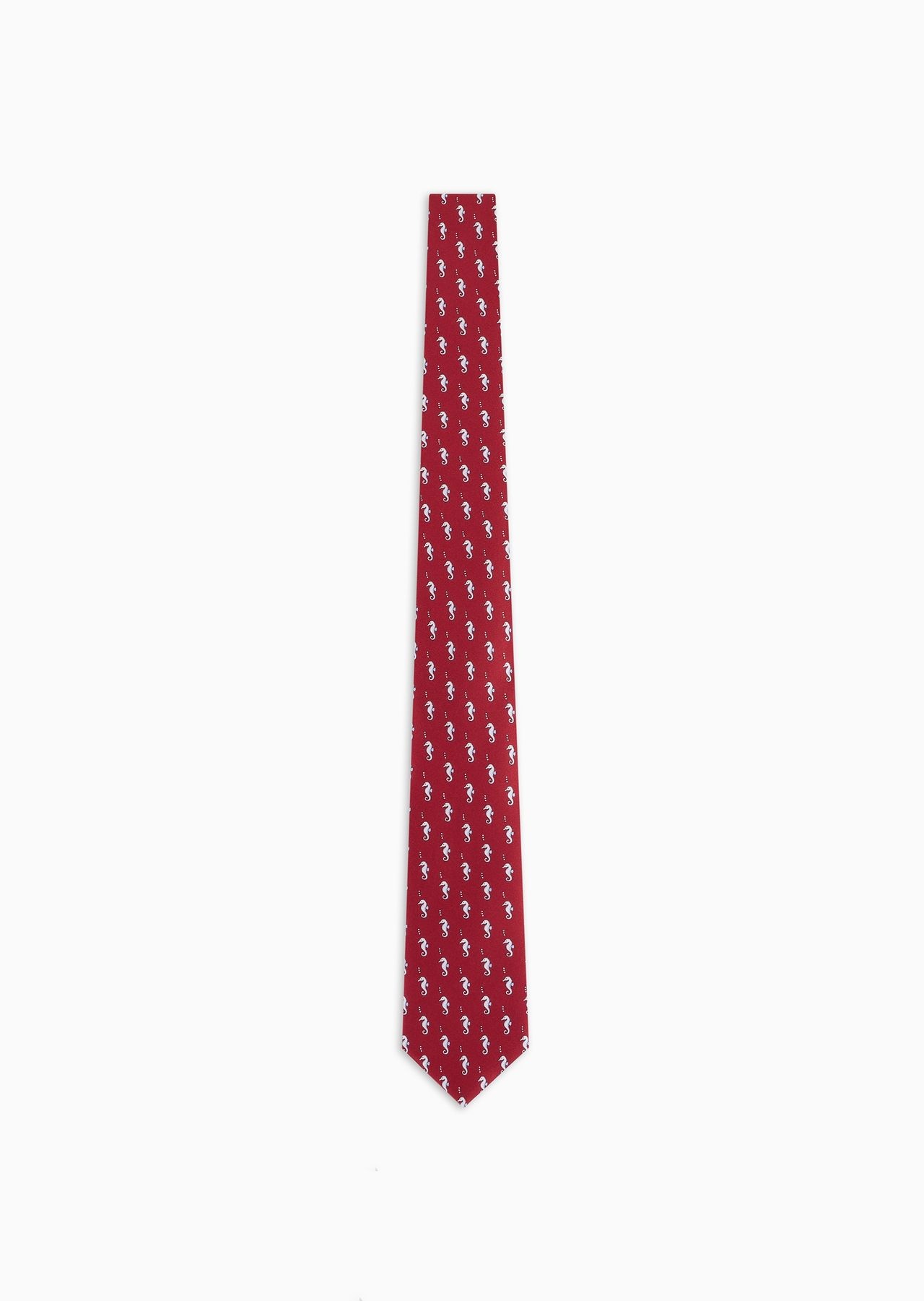 ASV printed silk tie - 1