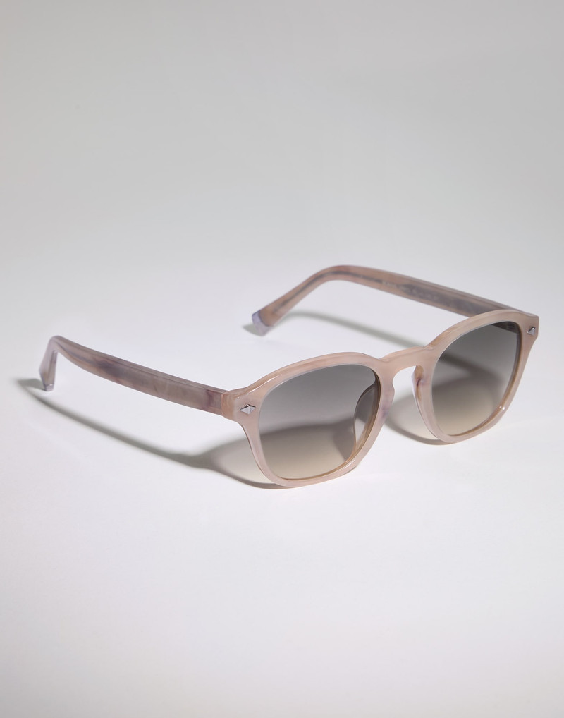 Brunello Cucinelli Intarsia Rays acetate sunglasses outlook