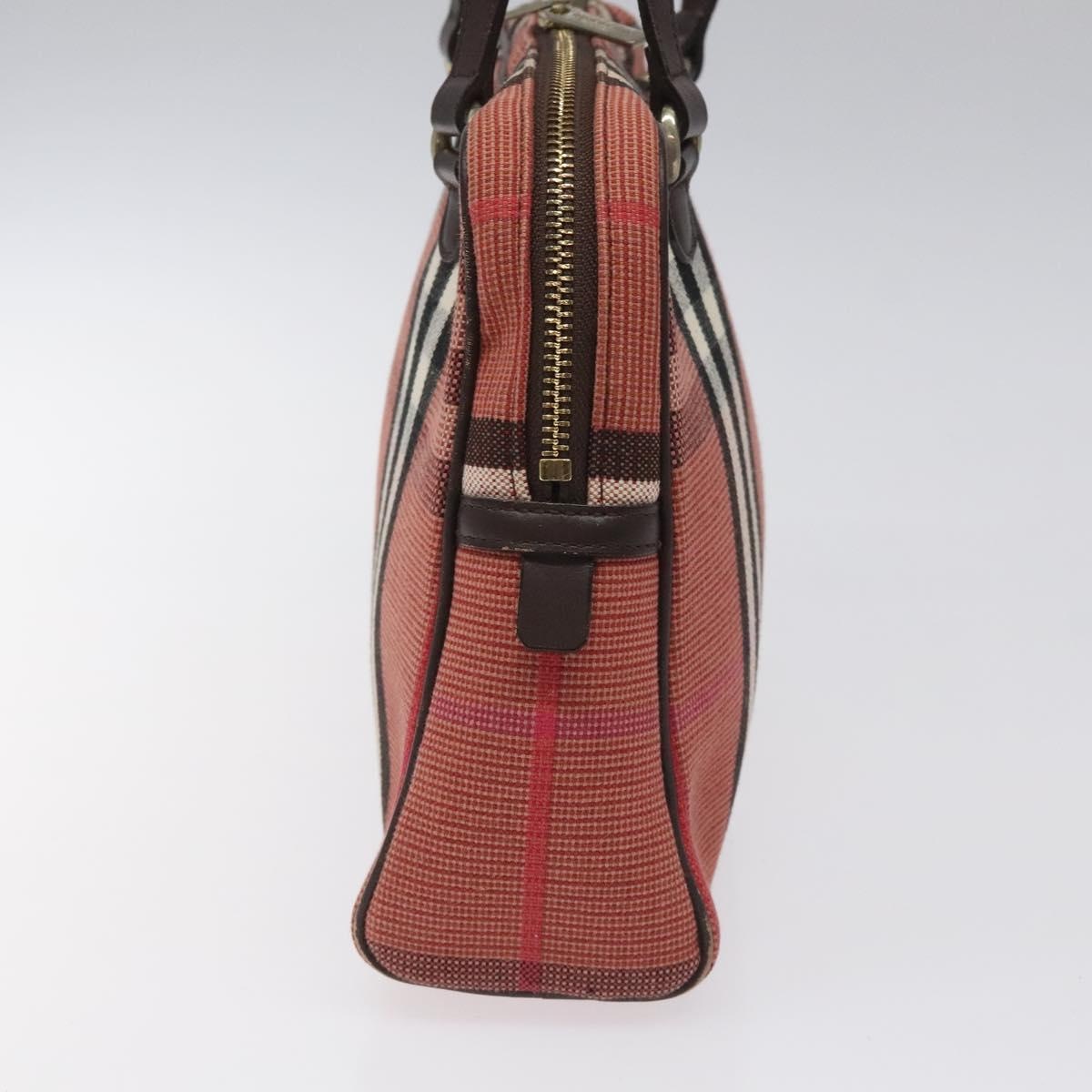 Burberry Nova Check Shoulder Bag Canvas Red - 3