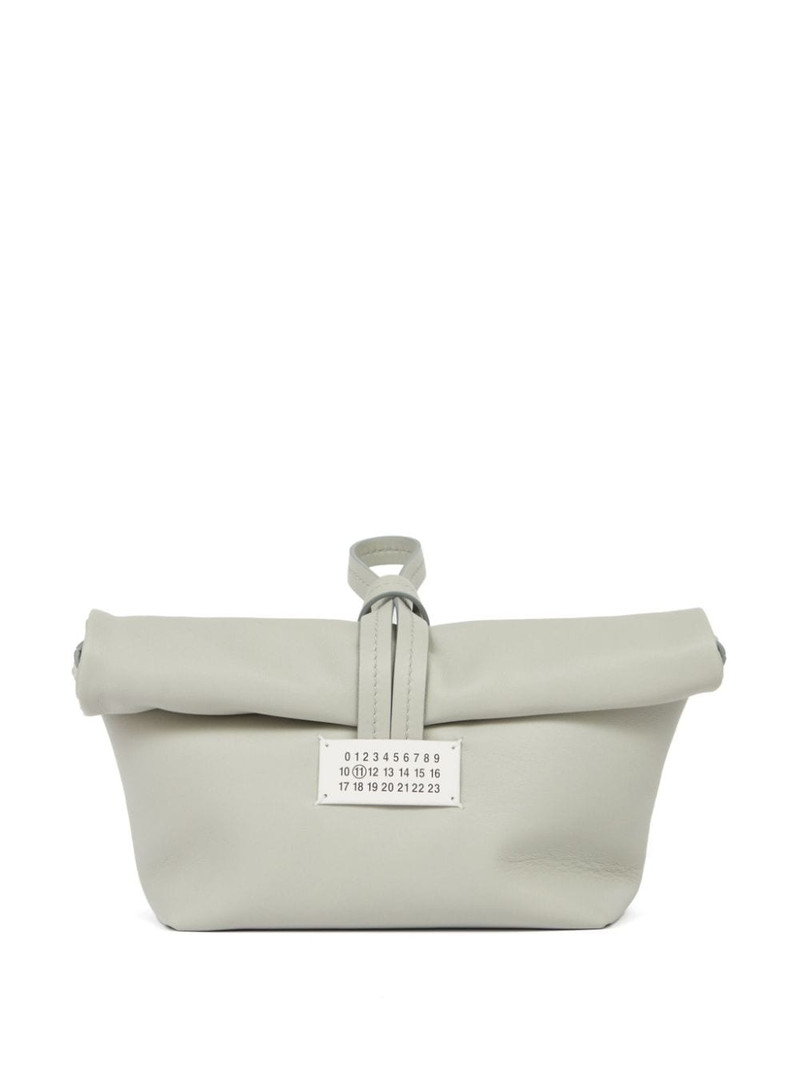 Paper leather clutch bag 1
