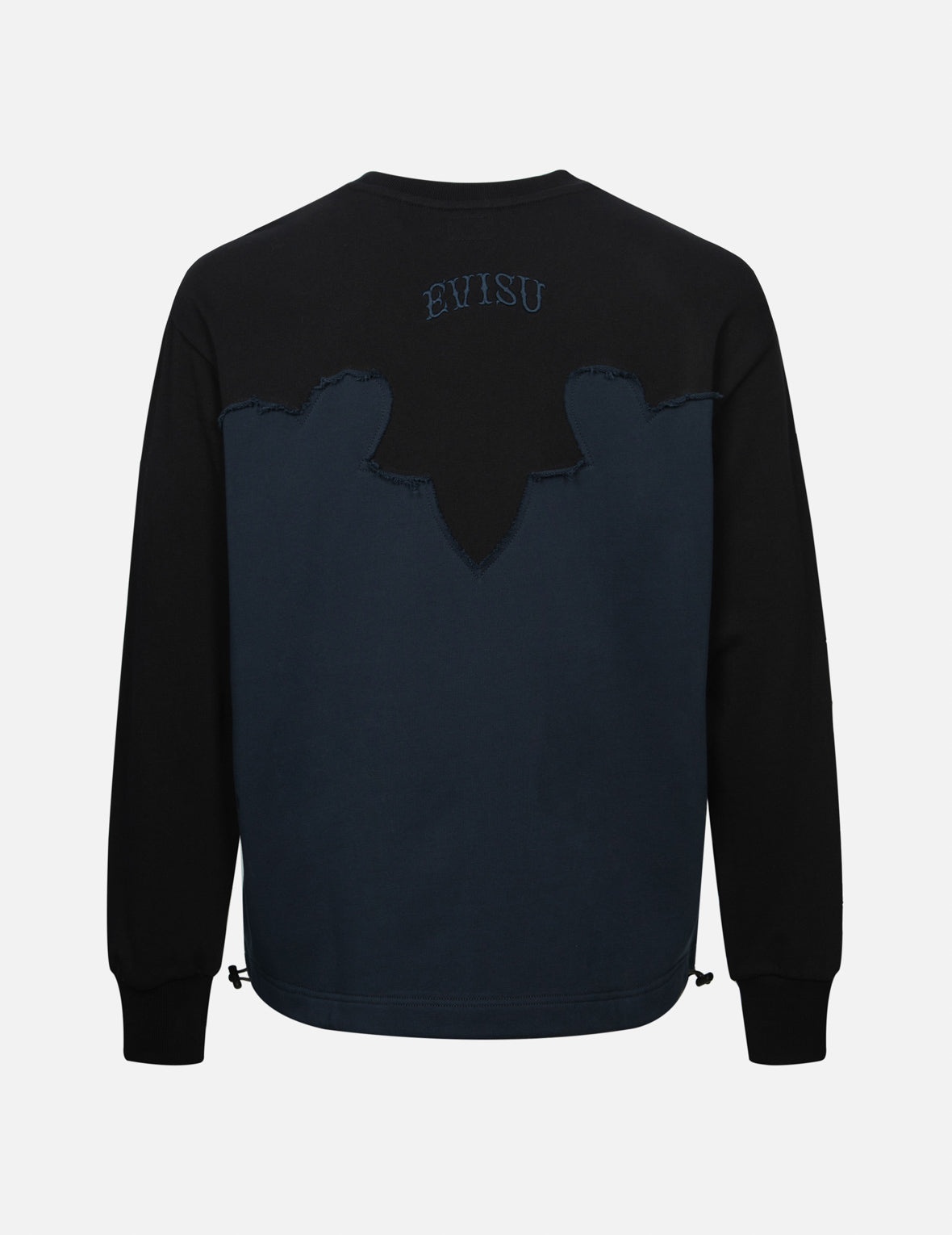 Deconstructed Contrast Relax Fit Sweatshirt - 2