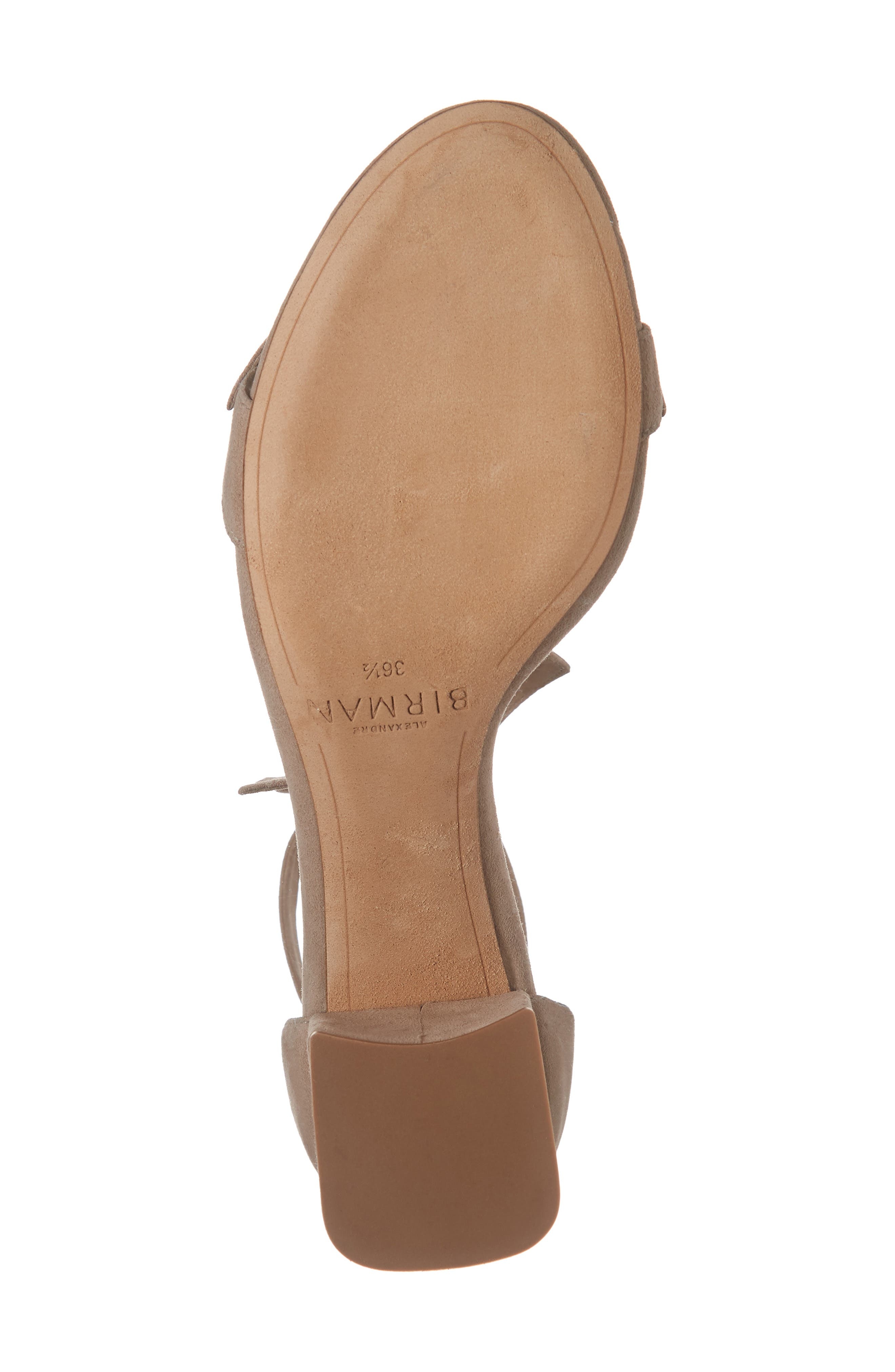 Alexandre Birman Clarita Block Heel Sandal in Cameo Suede at Nordstrom - 6