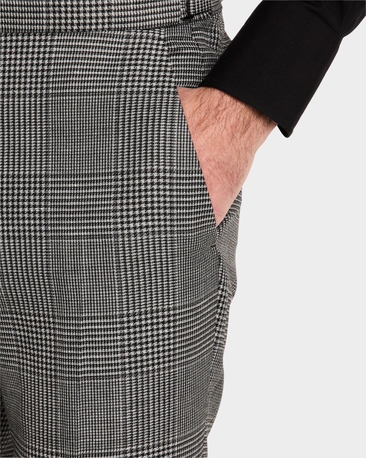 Men's Dyllan Wool Check Trousers - 5