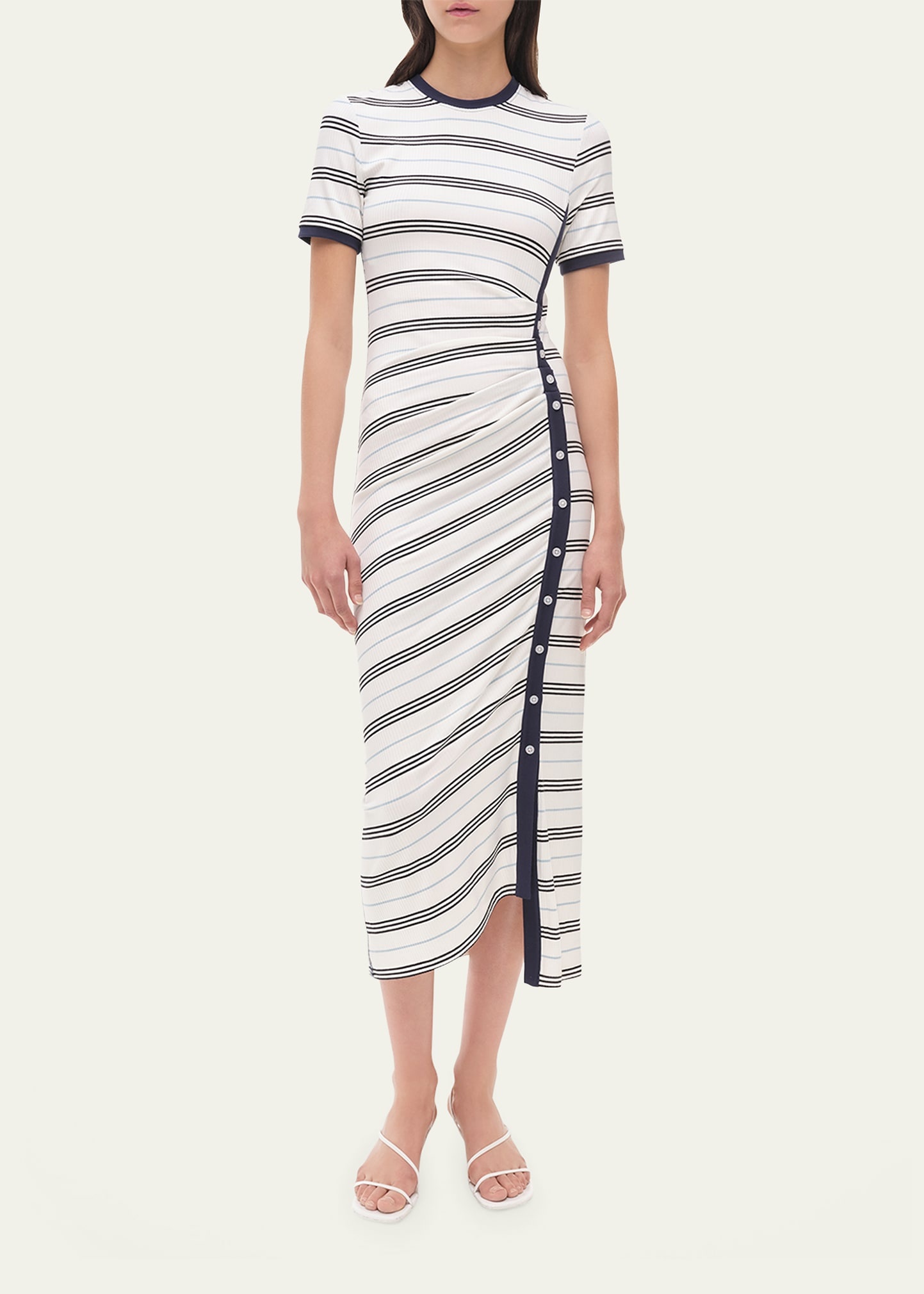 Shanna Short-Sleeve Midi Dress - 2