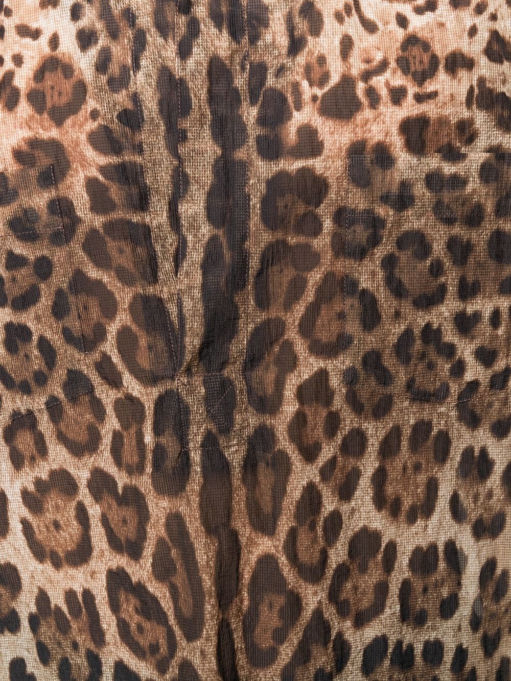 leopard print bowling shirt - 5