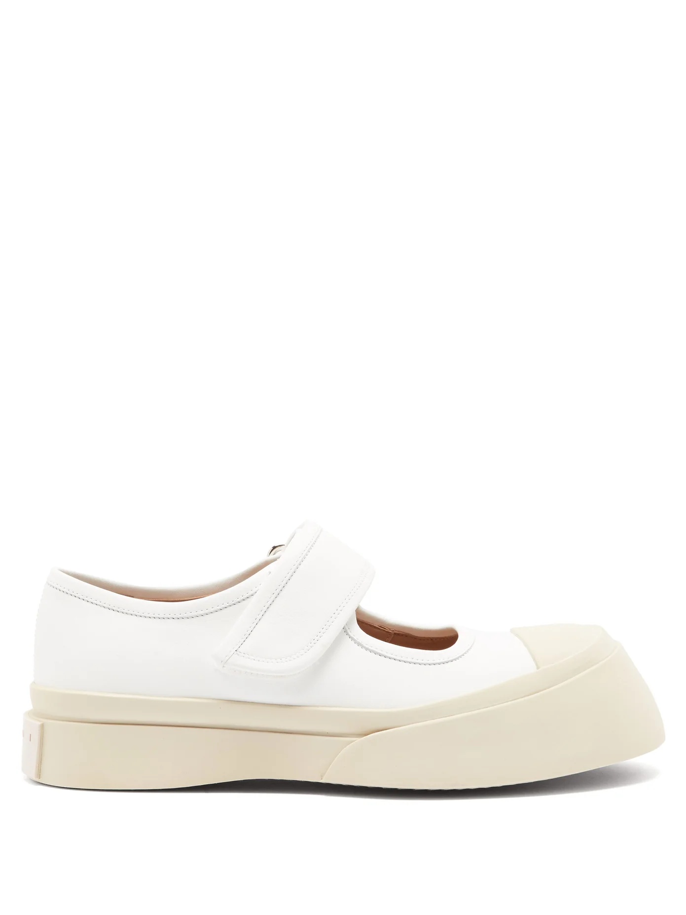 Pablo chunky-sole leather Mary-Jane shoes - 1