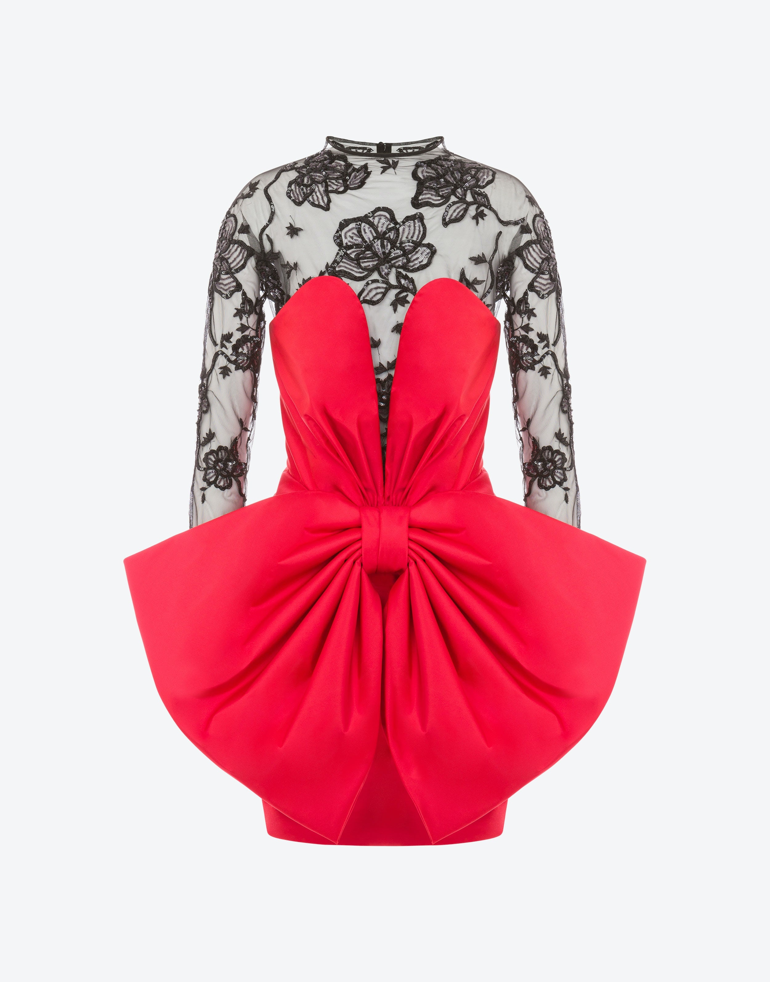 PUNK COUTURE TAFFETA AND TULLE DRESS WITH BOW - 1
