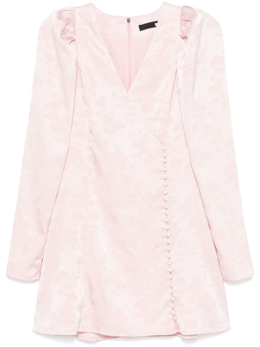 puff sleeve mini dress - 1