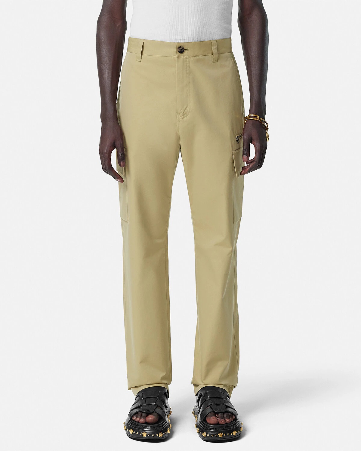 Gabardine Cargo Pants - 4