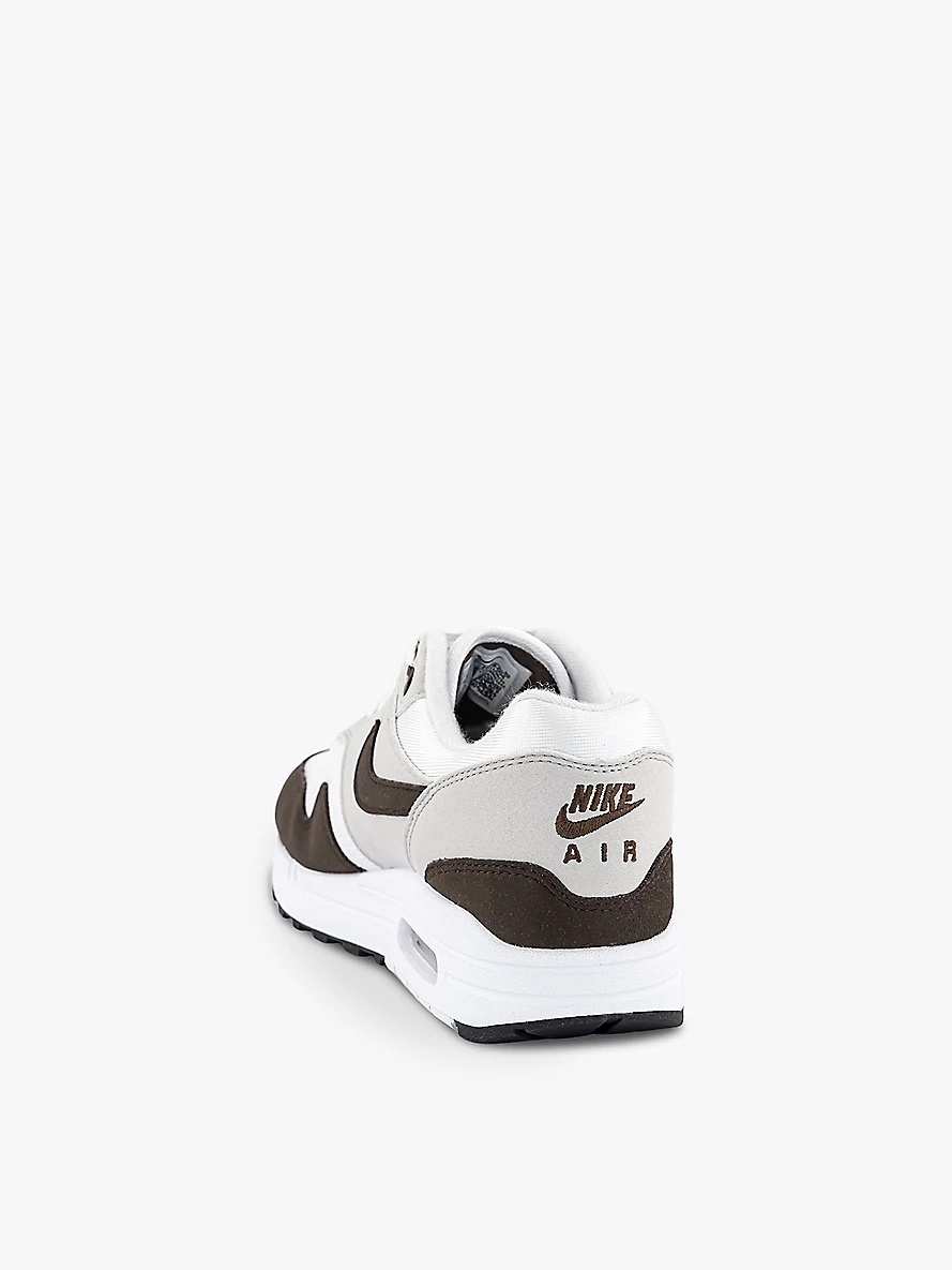 Air Max 1 panelled leather mid-top trainers - 4