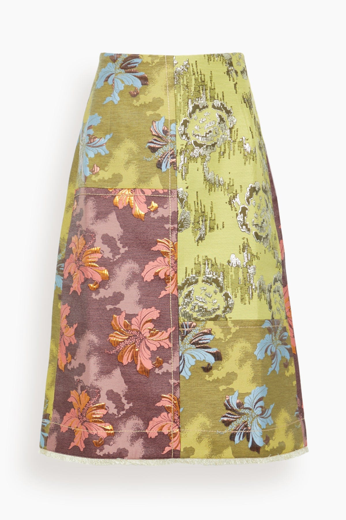 Adriana Jacquard Skirt in Multi - 1