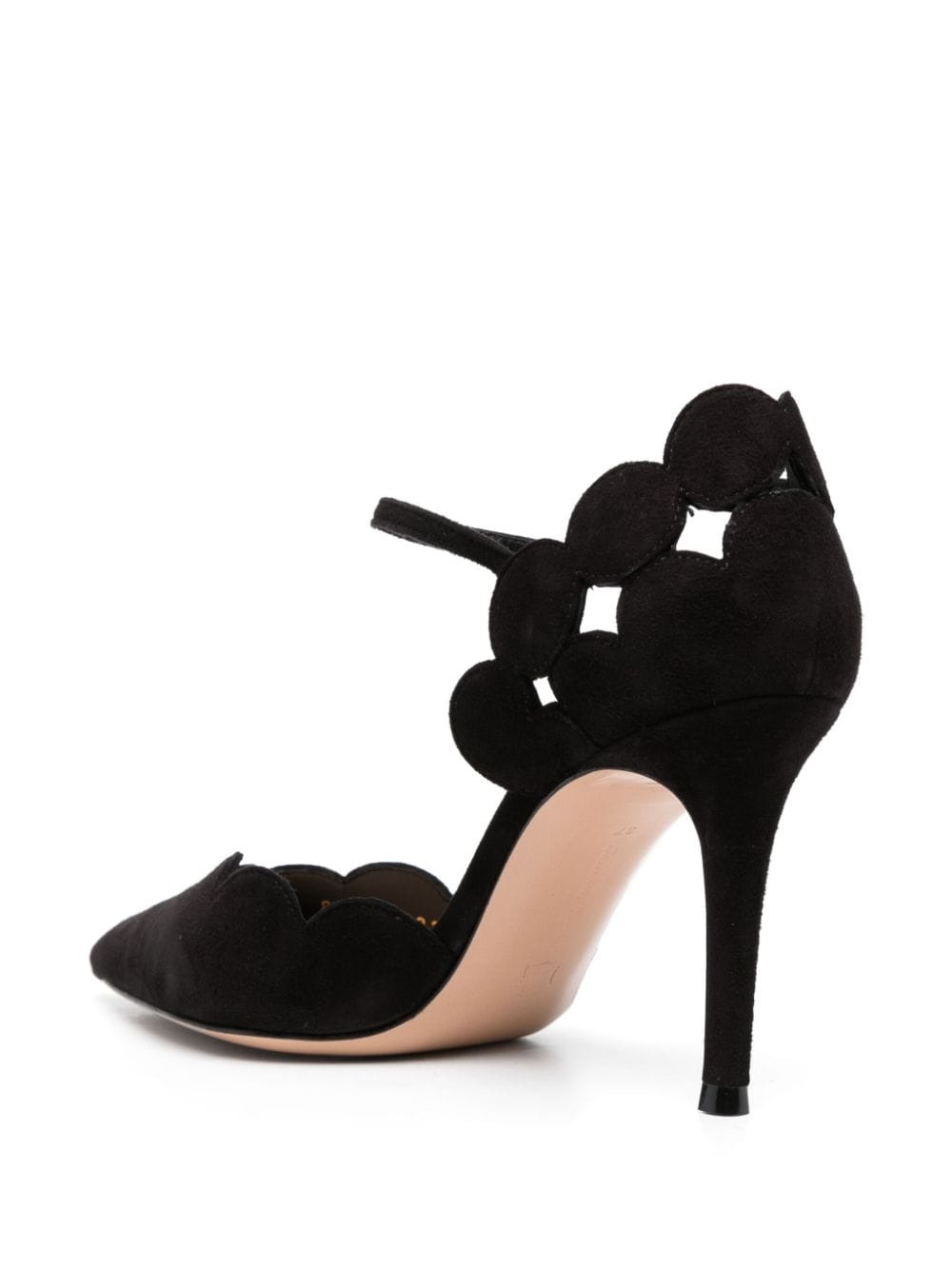 Ariana D'Orsay 85mm suede pumps - 3