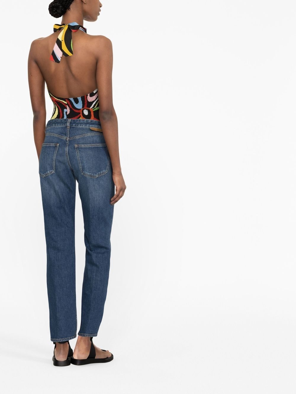 straight-leg denim jeans - 4