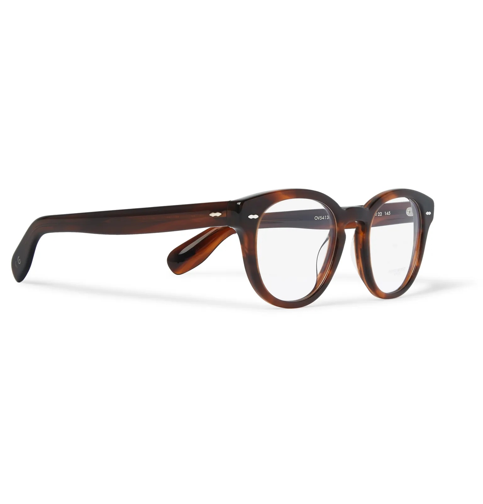 Cary Grant Round-Frame Tortoiseshell Acetate Sunglasses - 3