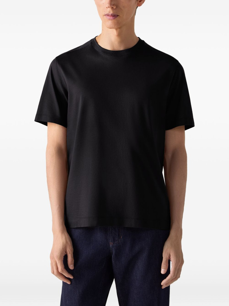 ZEGNA piqué cotton T-shirt outlook