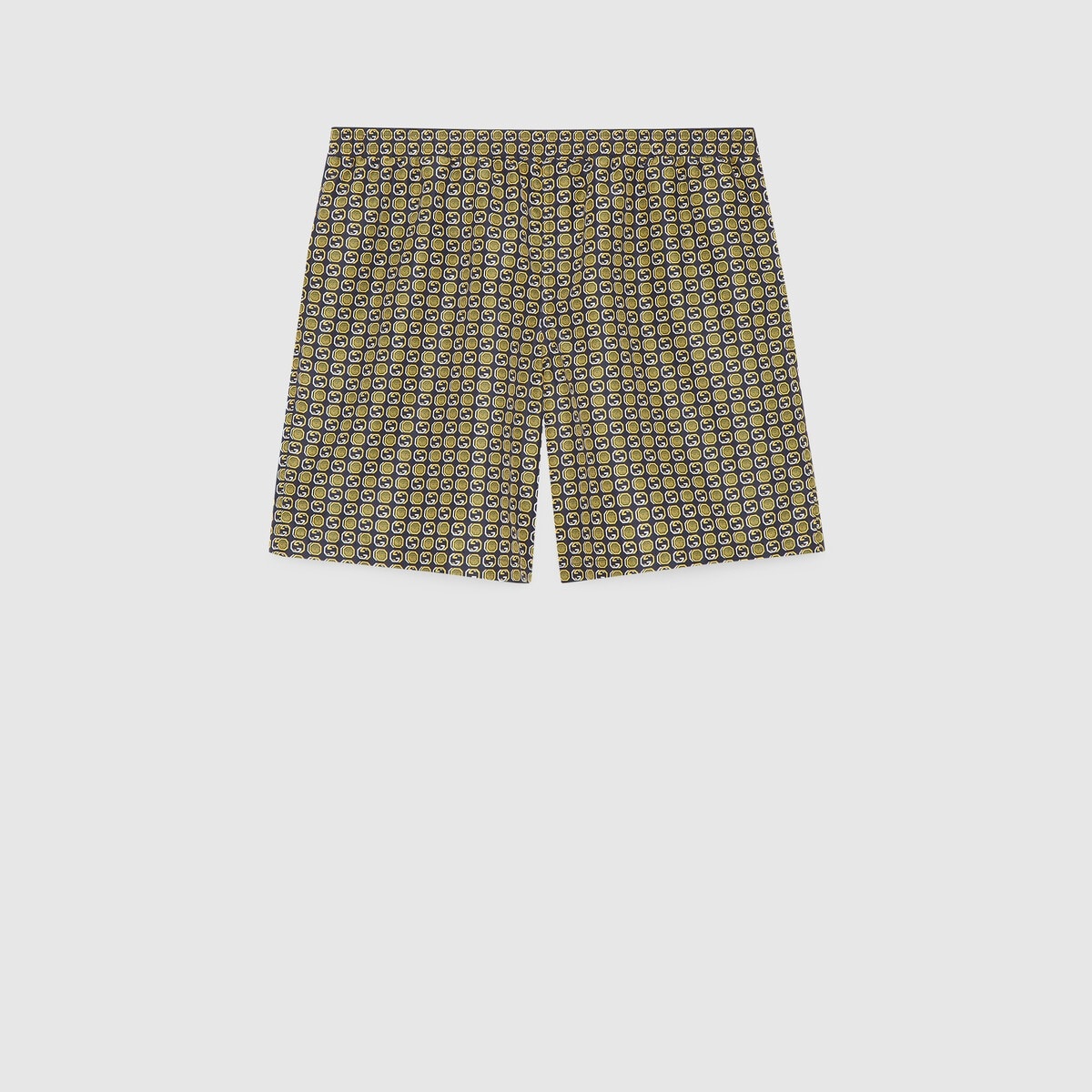 Interlocking G print nylon swim shorts - 1