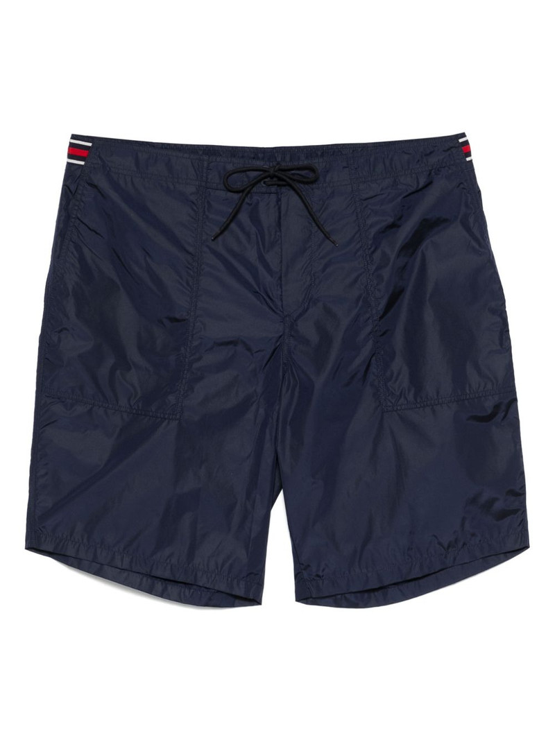 Web-detail swim shorts 1