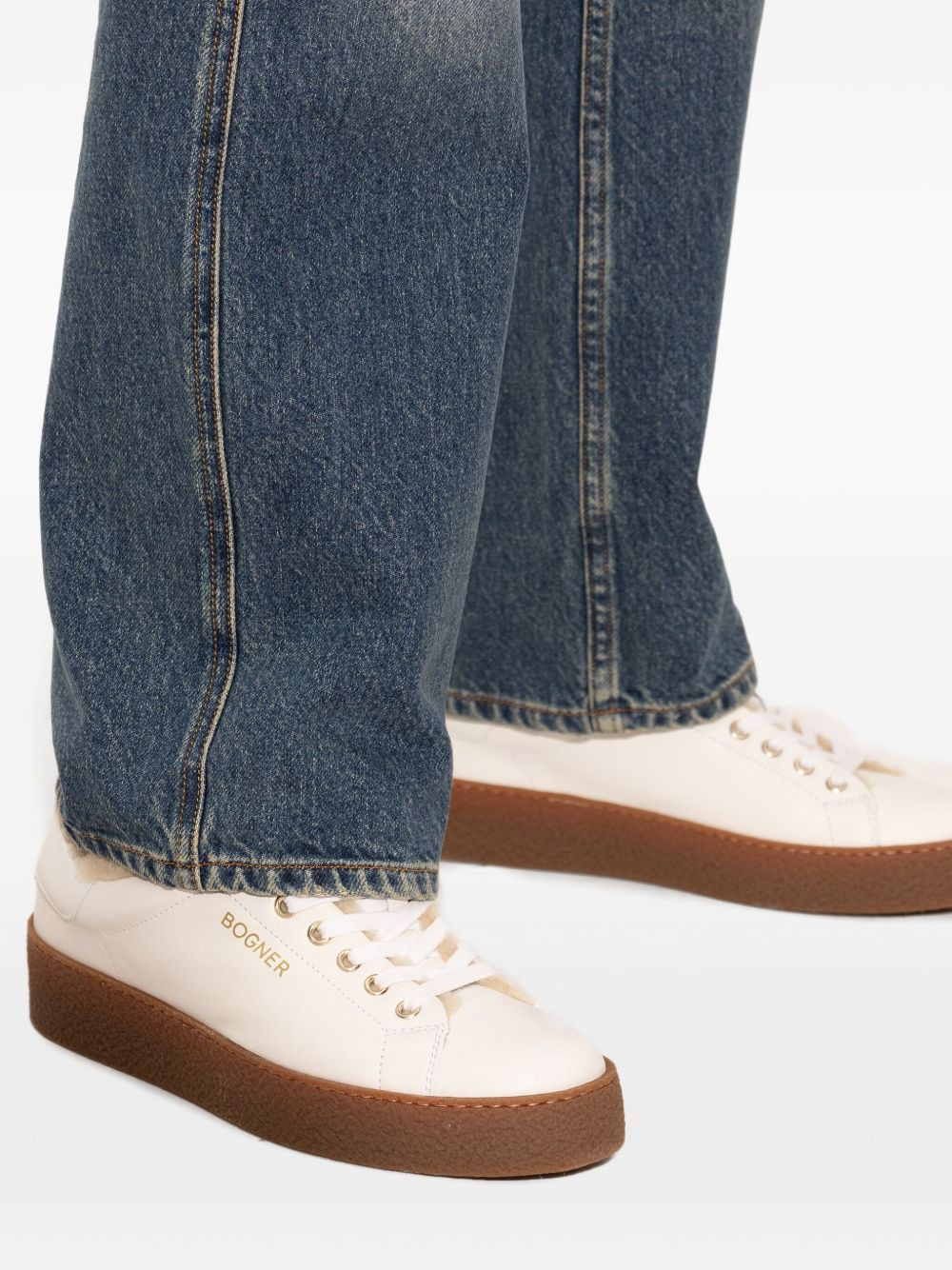 Lucerne shearling-lined sneakers - 4